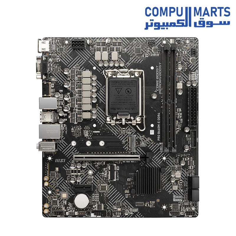 Motherboard-PRO-B660M-E-DDR4-MSI-LGA-1700