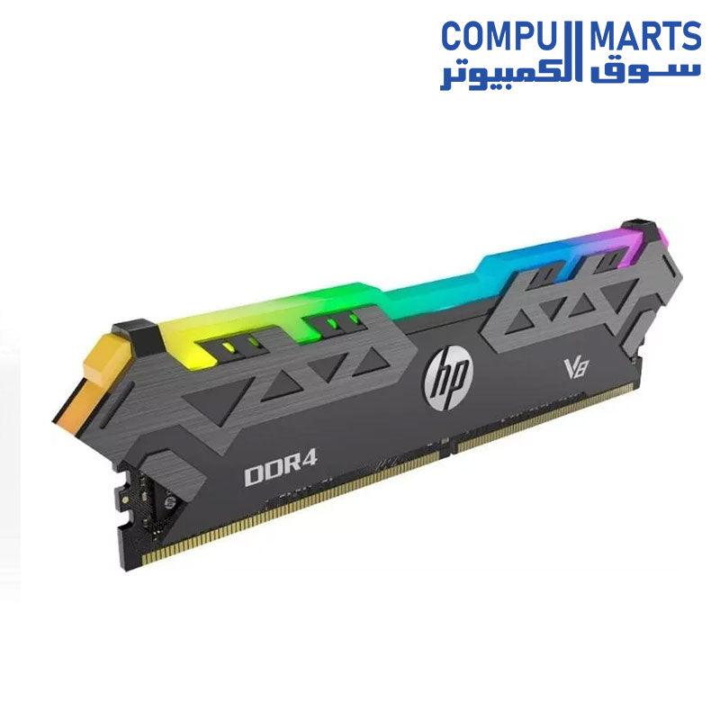 HP V8 RGB DDR4 U-DIMM - Compumarts - سوق الكمبيوتر 