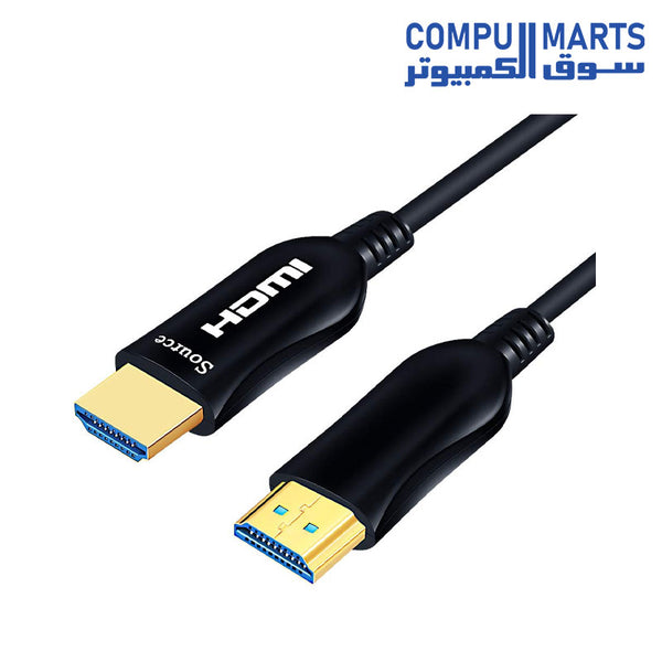 Shuliancable Fiber Optic HDMI Cable， HDMI Optical Cable Support