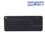 K400-Plus-Keyboard-Logitech-Touch-Wireless-Black