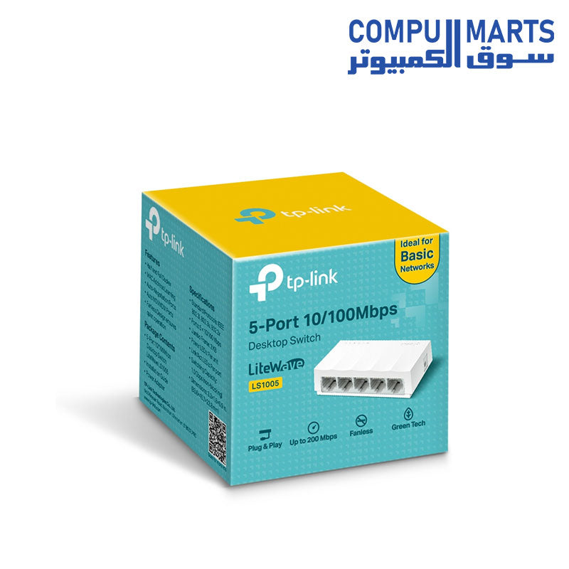 TL-LS1005-Switch-TP-Link-5-Port- 10/100Mbps