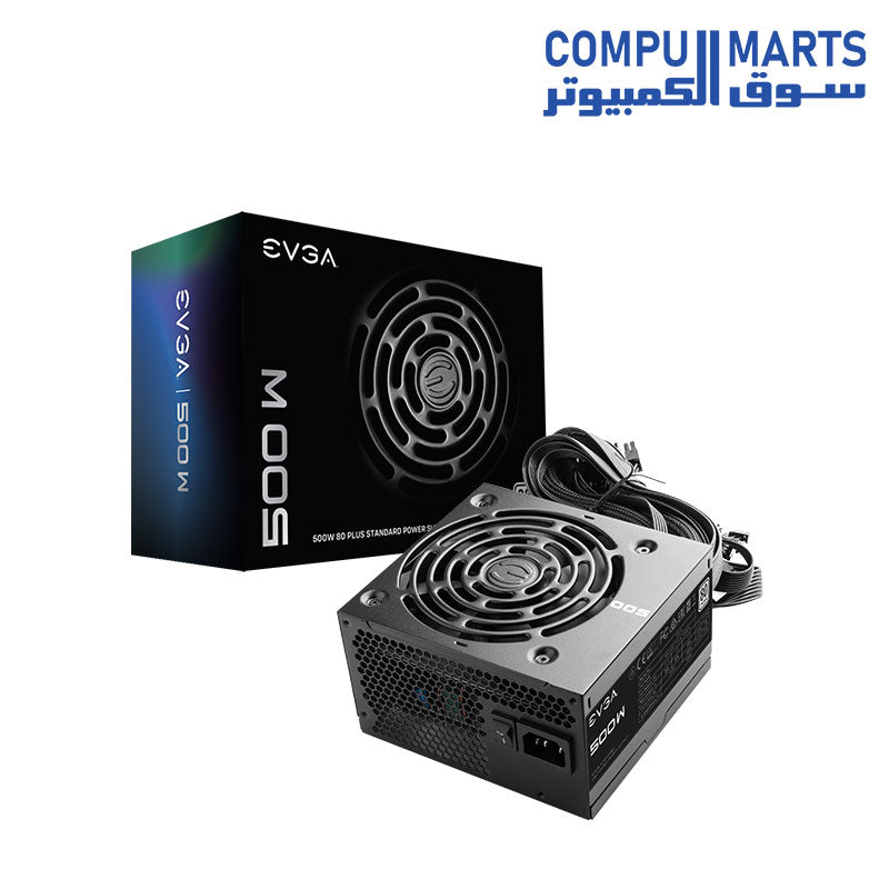 MATREXX-50-MESH-CASE-DEEPCOOL-4Fan-120MM-LED-RGB-EVGA-Power Supply-500W