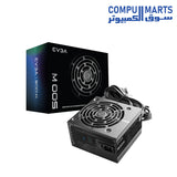 MATREXX-50-MESH-CASE-DEEPCOOL-4Fan-120MM-LED-RGB-EVGA-Power Supply-500W