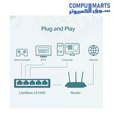 TL-LS1005-Switch-TP-Link-5-Port- 10/100Mbps